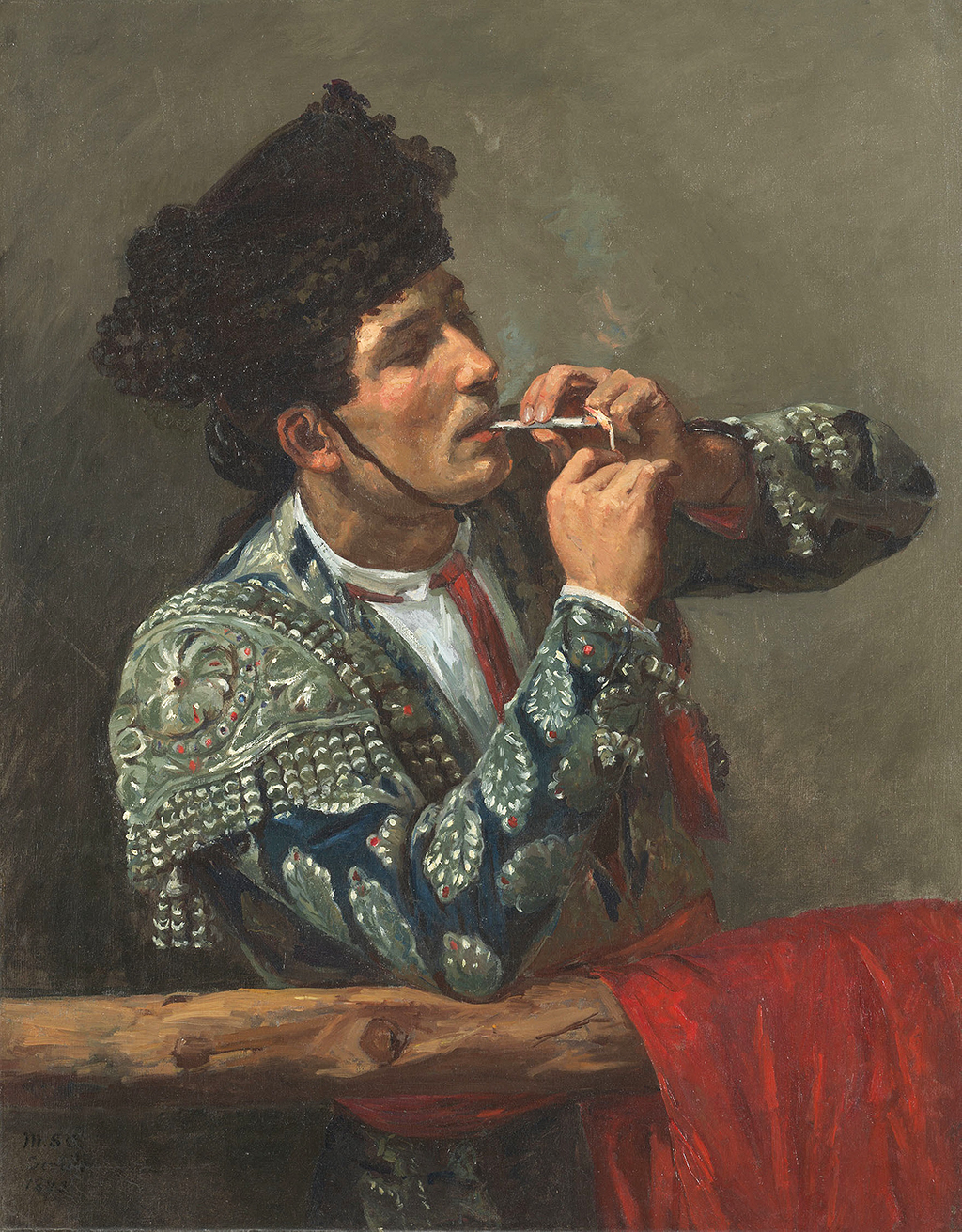 After the Bullfight in Detail Mary Cassatt